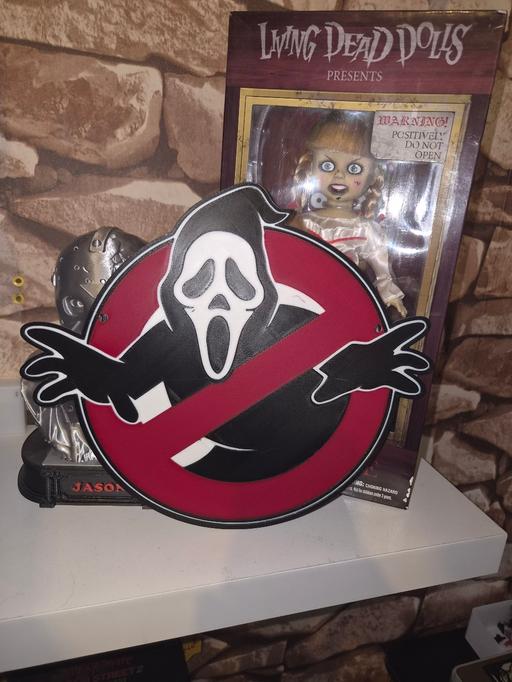  — Ghostface Ghostbusters Sign
