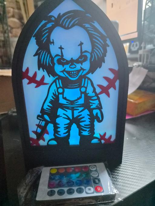  — Chucky led light box window