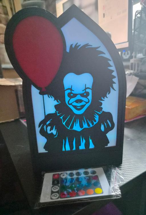  — pennywise led light box window