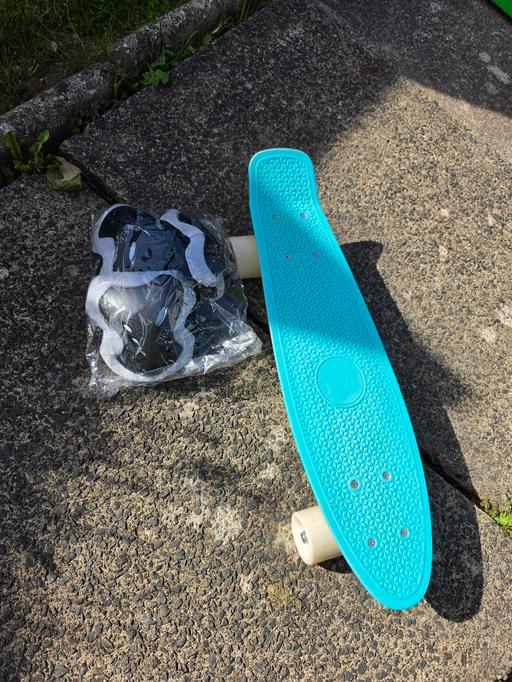  — skate board and elbow protectors