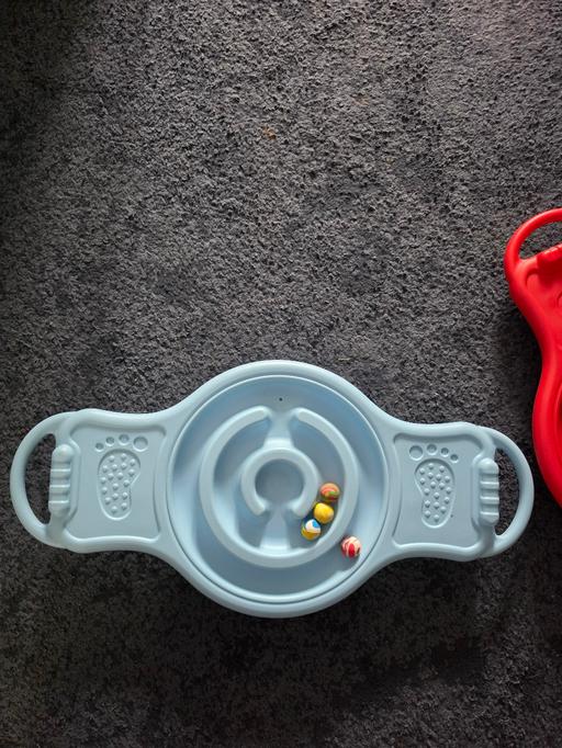  — blue wobble / sensory board .