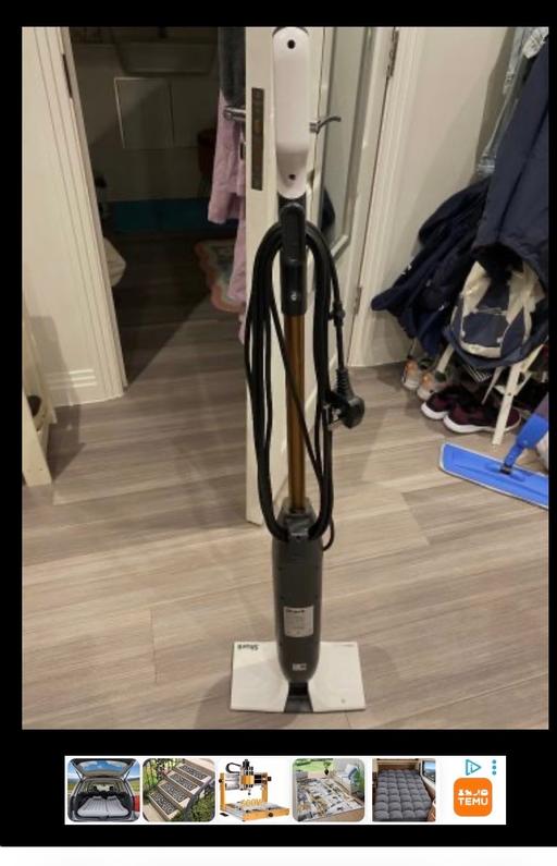  — Shark Steam Mop-White and Copper