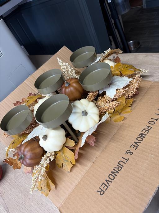  — Autumn candle centre piece