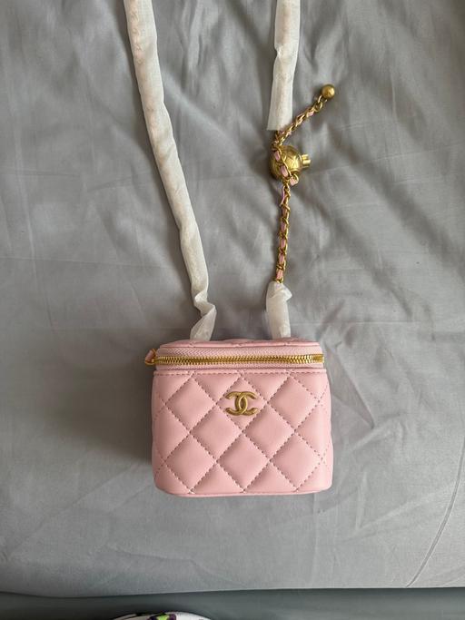  — Pink quilted  mini bag #quilted