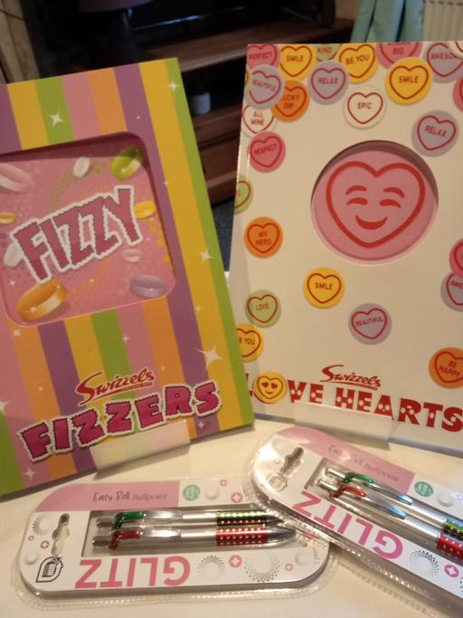  — joblot of A4 notebooks & GLITZ PENS