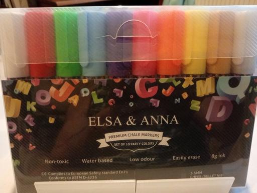  — brand new CHALK MARKERS SET