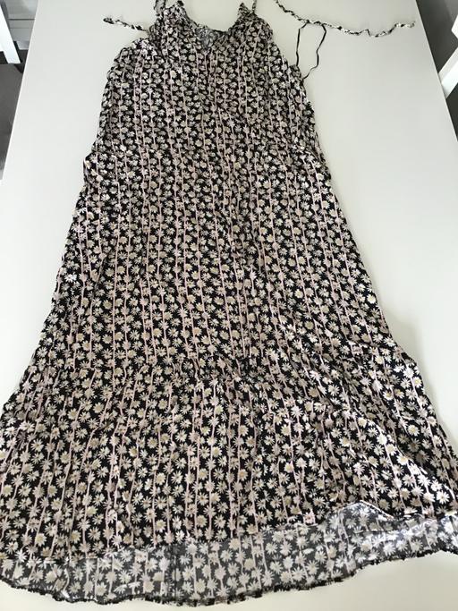  — George Ladies black white long dress size 10