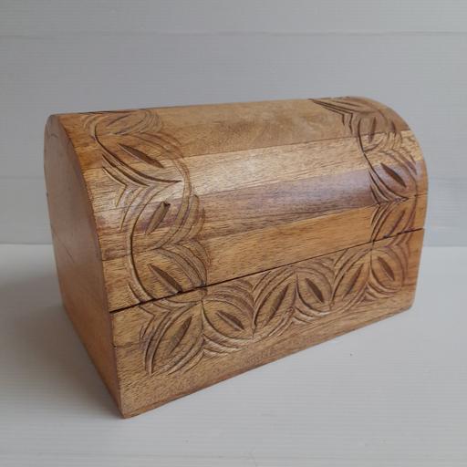  — CARVED WOODEN BOX