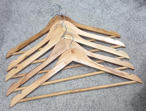  — 5 Wooden hangers