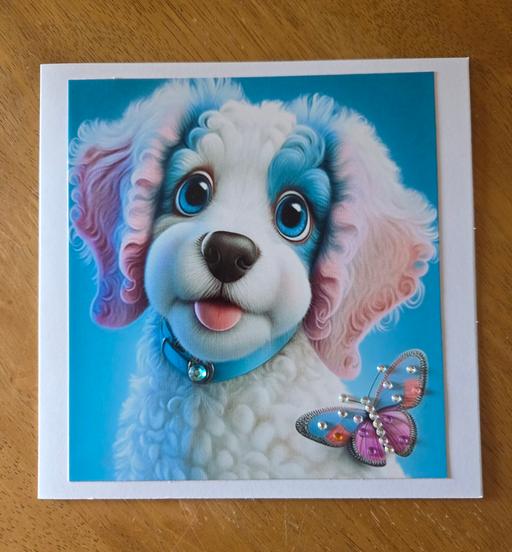  — HANDMADE DOG CARD