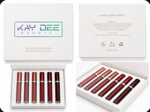  — Kay Dee Beauty Matte Liquid Lipstick Set