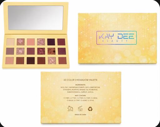  — Kay Dee Beauty 20 Colour Eyeshadow Palette
