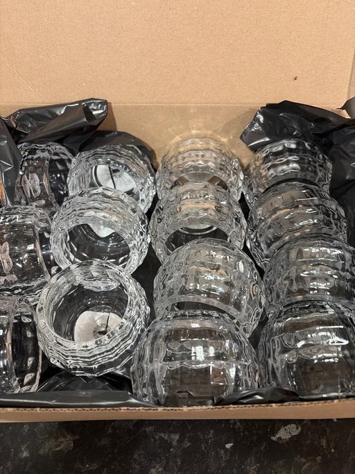  — 14 glass candle holders
