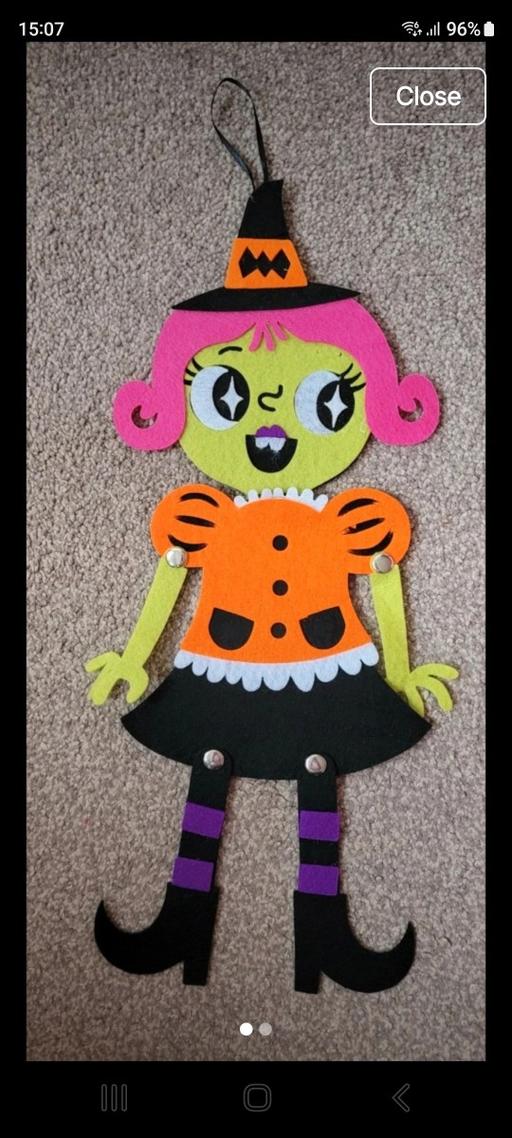  — Halloween witch decoration