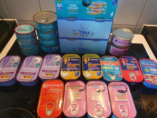  — 33 tins of fish