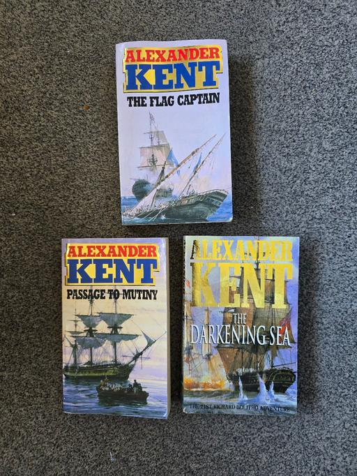  — 3 Alexander Kent - paperback books