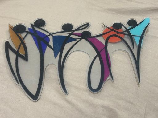  — Abstract Unity interconnected wall decor