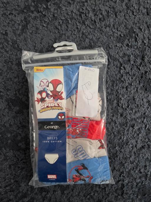  — boys briefs 18/24 months £2 pk 5