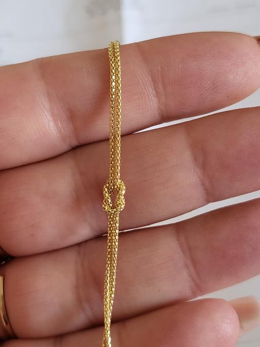 — brand new 9ct gold double rope style bracelet