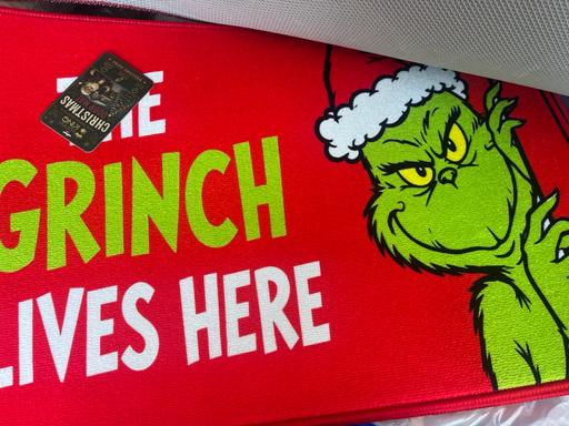  — Christmas and wolves doormat new
