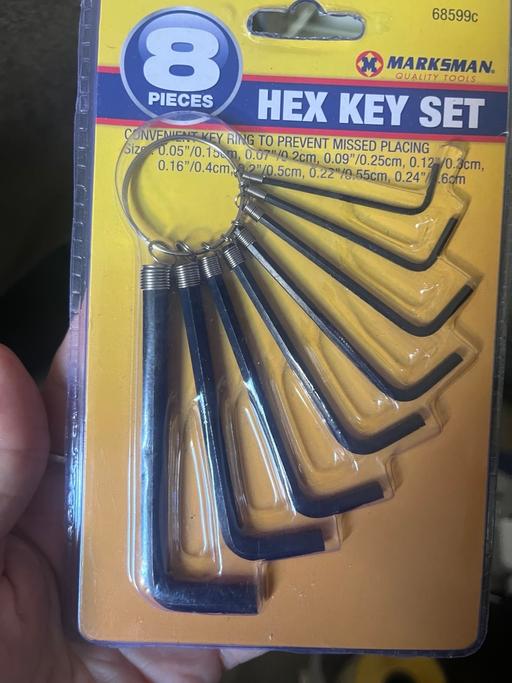  — Hex key set new