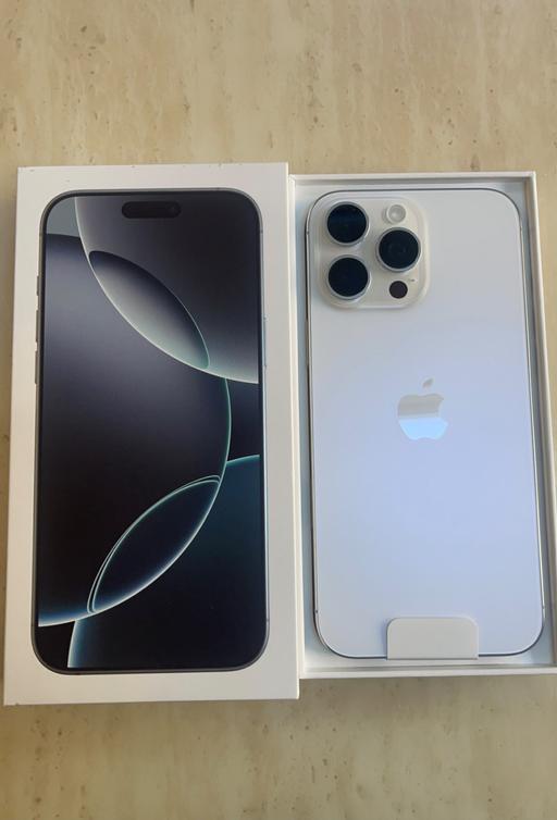  — iphone 16 pro max 512GB-white titanium.
