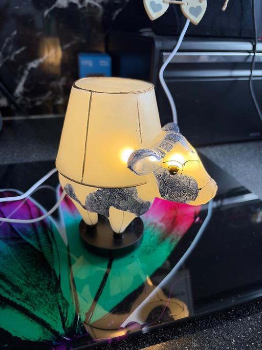  — Small retro cow lamp