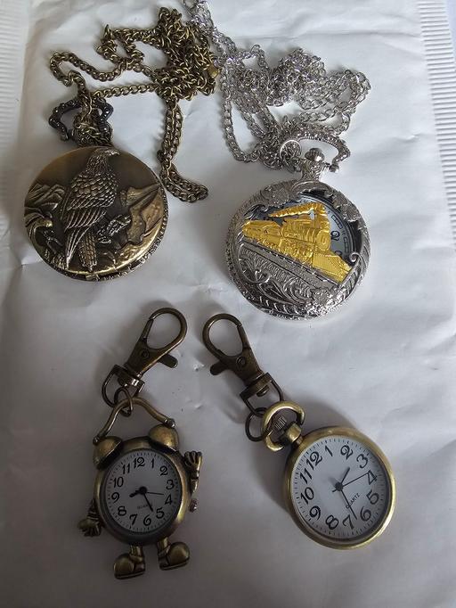  — pocket watch & clip watch bundle new