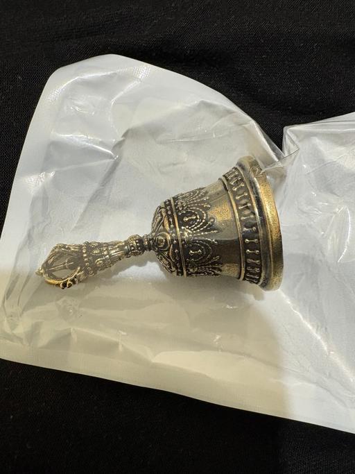  — Ornate brass bell -vintage antique style
