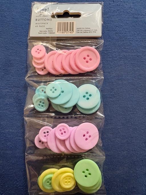  — Pastel+Neutral buttons bundle 2 pack