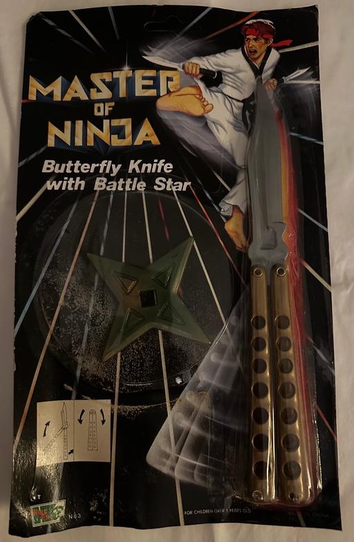  — Vintage 1980’s ninja toy set