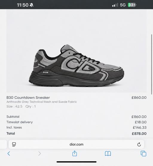 — Dior b30 men’s