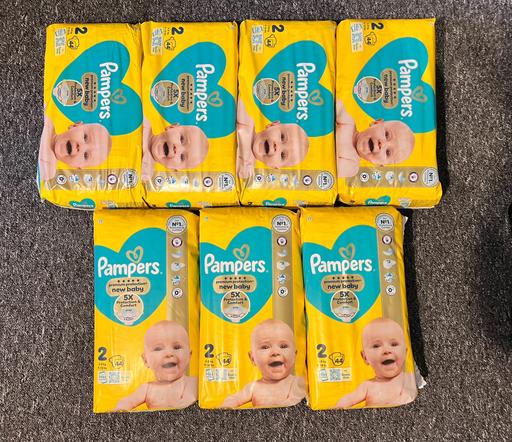  — 7 packs of Pampers Premium protection