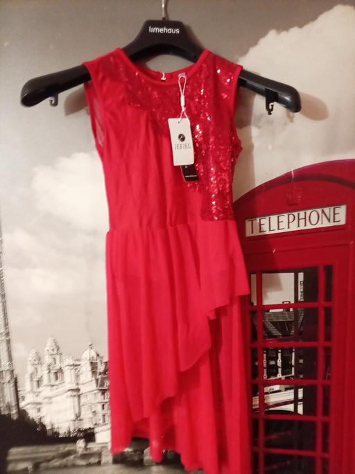  — red lyrical dance costume