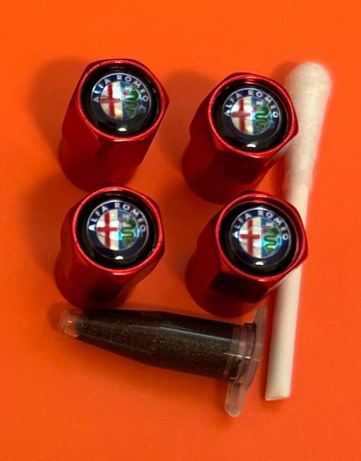  — Alfa Romeo Tyre valve caps with grease