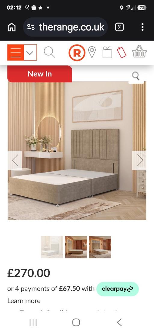  — Brand new 4ft 6 double bed