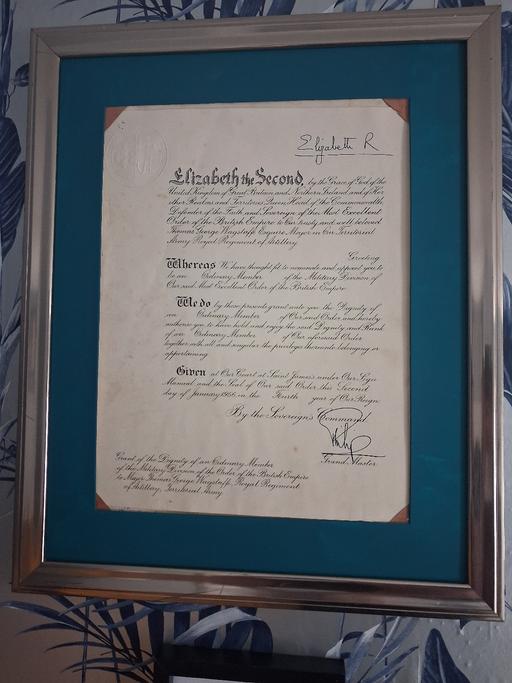  — official royal document