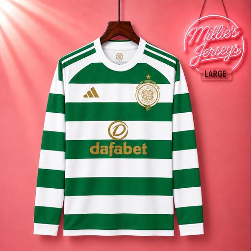  — Celtic 26/27 Long Sleeve Home Jersey