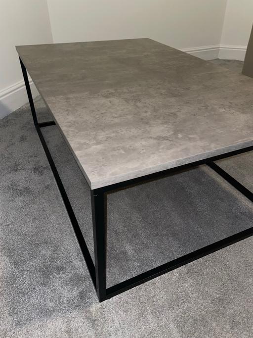  — Grey Marble Coffee Table