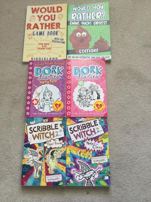 — 6 books