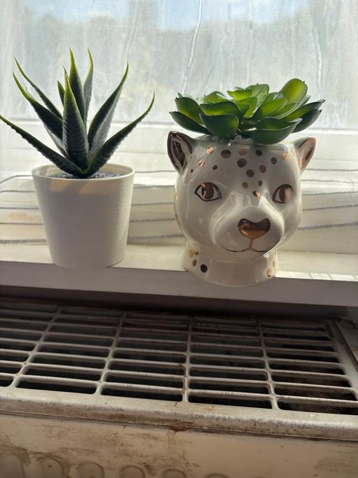  — 2 artificial plants