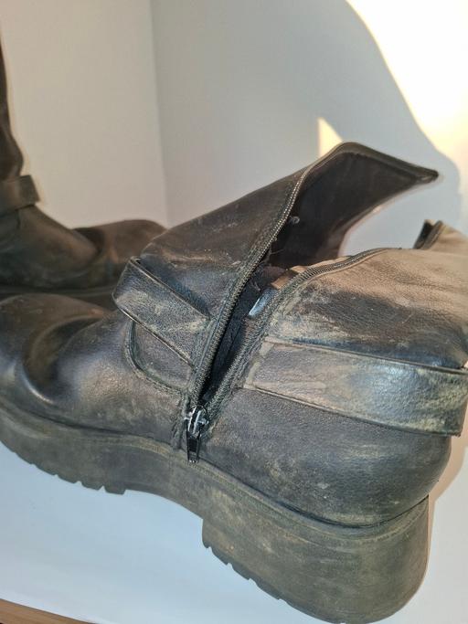  — my filthy black boots