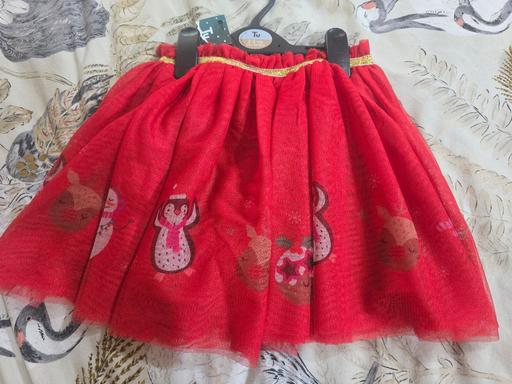  — NEW 2-3 years girls TU xmas skirt