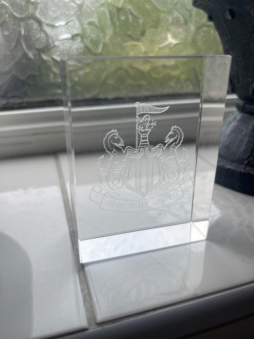  — Newcastle United Glass Paperweight