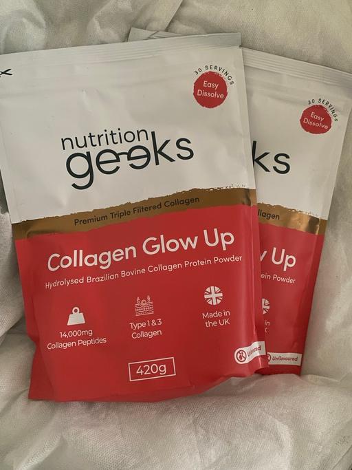  — 2 x Nutrition Geeks Collagen Glow Up powder