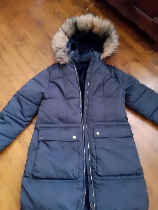  — Solo authentic girls navy coat 14yrs