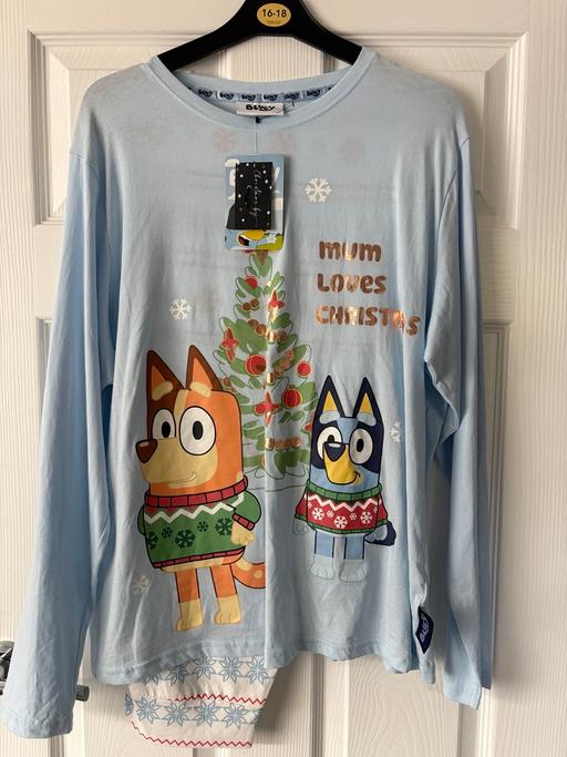  — Bluey Christmas pjs 16-18 & 20-22