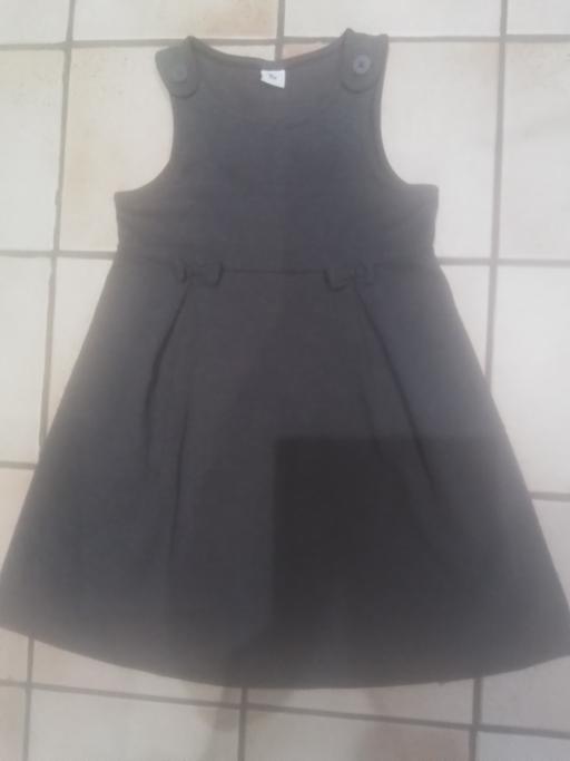  — GIRLS TU GREY PINAFORE DRESS