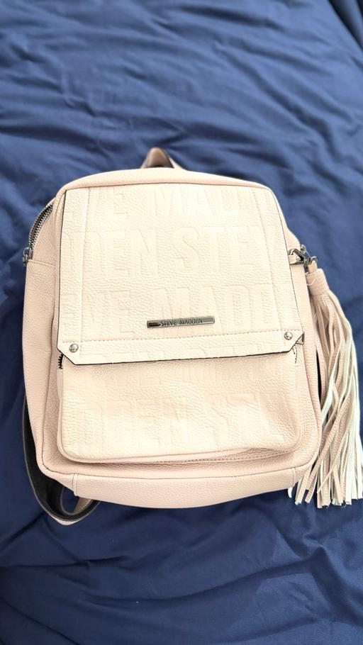  — Steve Madden Pink Backpack with Tassel