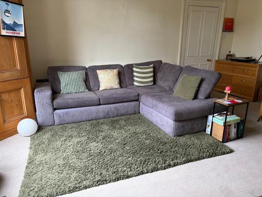  — DFS L-Shaped Sofa Bed + Storage Footstool